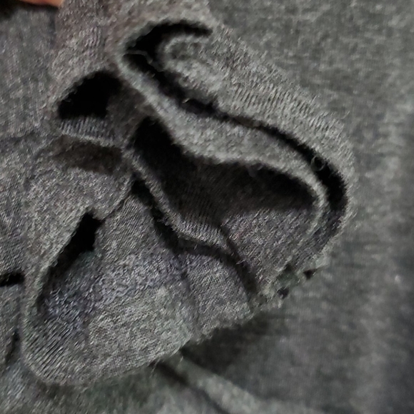 Kensie Cowl Neck Layered Hem Long Sleeve Dress L - Picture 4 of 5